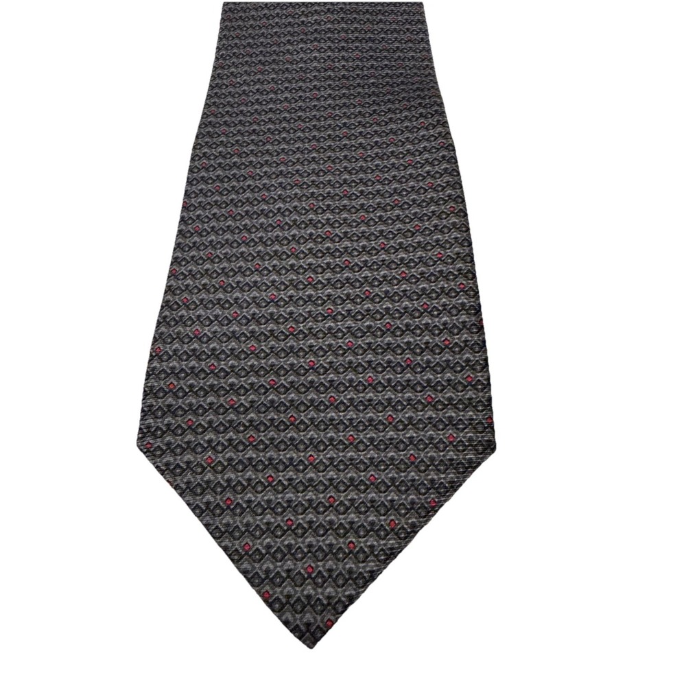 Giorgio Sermoneta Roma Made In Italy 100% Silk   Blue/ Red Design